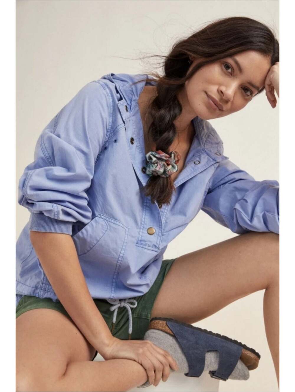 Anthropologie Pilcro Jessa pullover utility jacket sz S